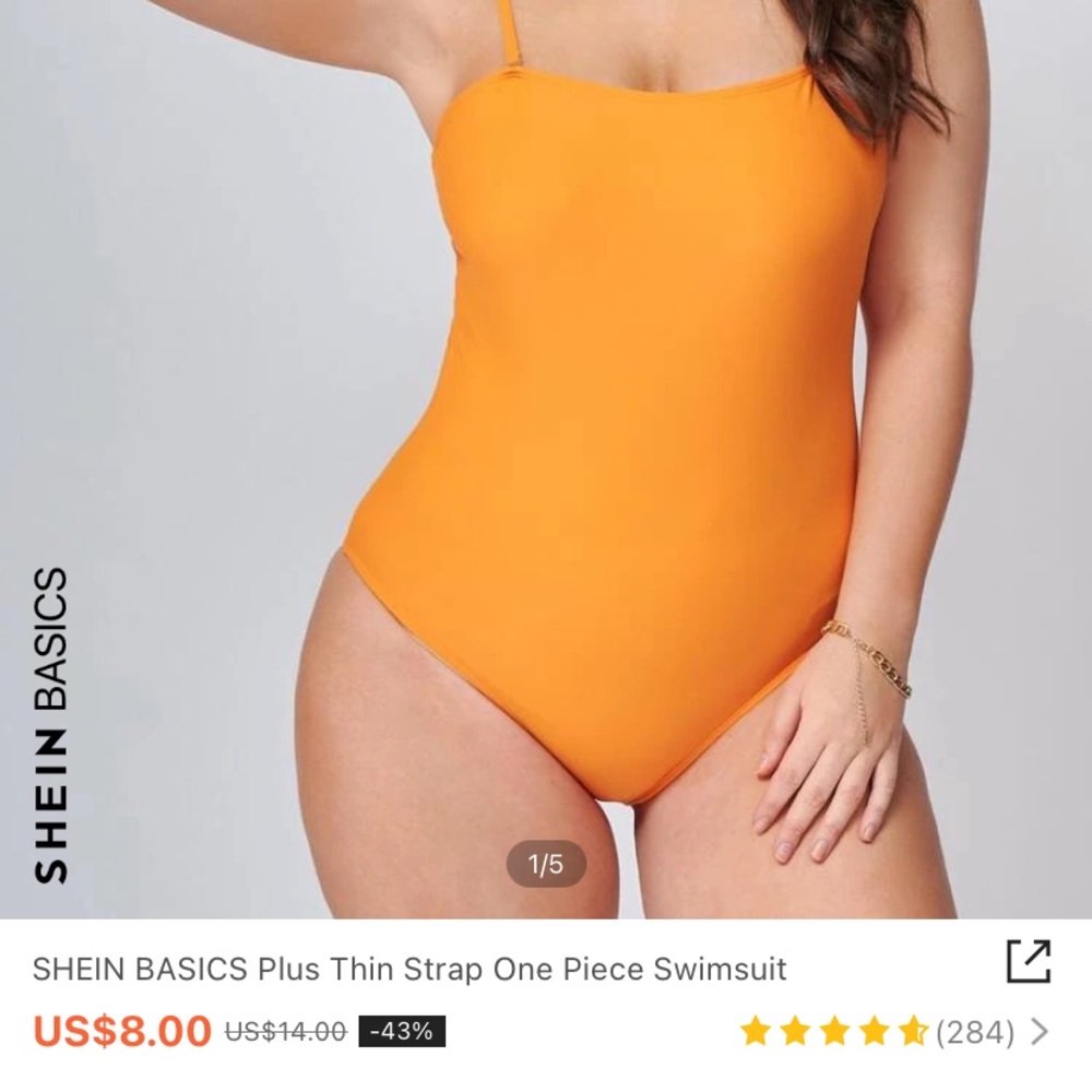3Xl shein one piece swimsuit